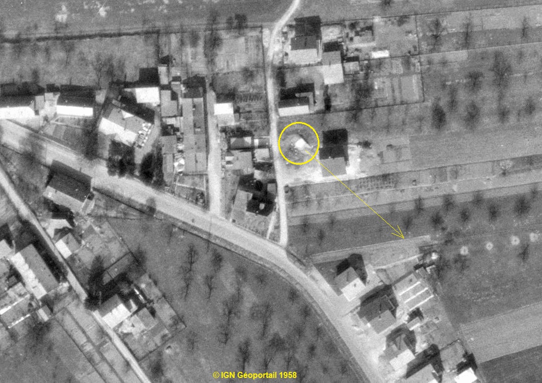 Ligne Maginot - HEGENHEIM 2 - (Blockhaus pour arme infanterie) -  - IGN - Géoportail 1958