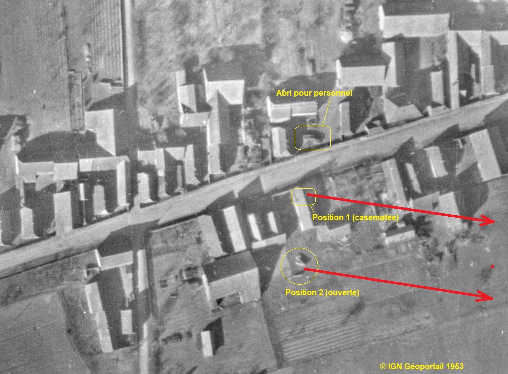 Ligne Maginot - HEITEREN OUEST - (Position d'artillerie préparée) - 