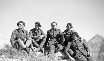 Ligne Maginot - JANUS - (Ouvrage d'artillerie) - Une partie de l'équipage de l'ouvrage 