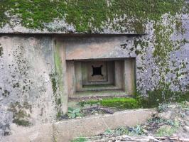 Ligne Maginot - MITTELSMUEHLE OUEST - (Blockhaus pour canon) - L'embrasure pour FM.