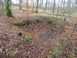 Ligne Maginot - BEWINKEL 2 (CEFV1 - I/174° RMIF) - (PC) - Un emplacement de cagna.