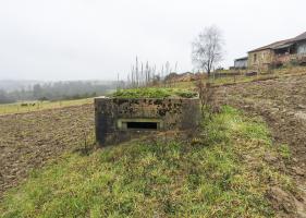 Ligne Maginot - KAJEL - (Blockhaus pour arme infanterie) - Le façade de tir vers le Nord-Est.