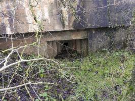 Ligne Maginot - GEBELSWIESE 1 - (Blockhaus pour canon) - Le créneaux Sud-sud-est.