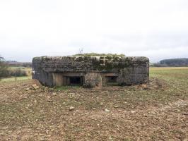 Ligne Maginot - MITTELSMUEHLE OUEST - (Blockhaus pour canon) - La façade de tir.