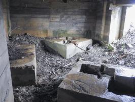 Ligne Maginot - MITTELSMUEHLE OUEST - (Blockhaus pour canon) - La chambre de tir pour le canon anti-char.