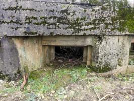 Ligne Maginot - MITTELSMUEHLE OUEST - (Blockhaus pour canon) - L'embrasure pour le canon anti-char.