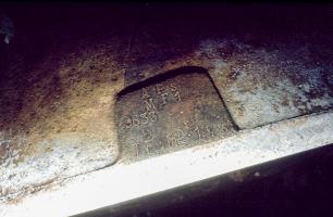 Ligne Maginot - HUEHNERBERG (TD N° 173) - (Cuve pour arme d'infanterie) - La TD n°173, qui était installée dans cet emplacement, dans son état de 1991 avant récupération et valorisation.