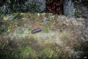 Ligne Maginot - KALMERICH 4 - (Observatoire d'infanterie) - Attention au texte dans le béton
'Les bigors sont passés par là'