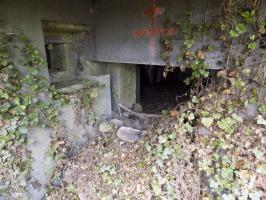 Ligne Maginot - 103 - CHATEAU BELLEVUE - (Blockhaus lourd type STG / STG-FCR - Double) - Créneau FM et l'entrée AC