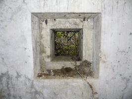 Ligne Maginot - 103 - CHATEAU BELLEVUE - (Blockhaus lourd type STG / STG-FCR - Double) - L'arrière, créneau FM