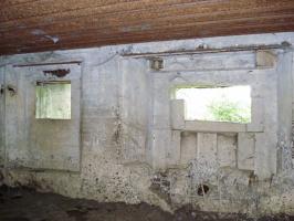 Ligne Maginot - 106 - PONT-MAUGIS - (Blockhaus lourd type STG / STG-FCR - Double) - Les créneaux, face vers Wadelincourt