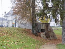 Ligne Maginot - 307 - PLACE DE LA GARE - (Blockhaus pour arme infanterie) - Vue depuis  la Meuse