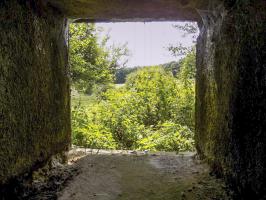 Ligne Maginot - GRAND PAQUIS - (Casemate d'artillerie) - Créneau FM, vue vers le sud-est