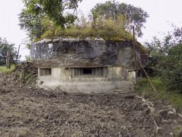 Ligne Maginot - C - OUEST DE FRENOIS - (Blockhaus pour canon) - Face droite; créneau FM/observation et créneau centrale; créneau Hotchkiss