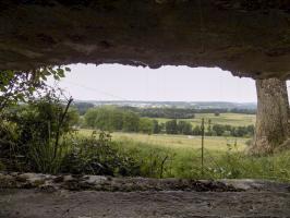 Ligne Maginot - C - OUEST DE FRENOIS - (Blockhaus pour canon) - Vue du créneau AC vers le nord-ouest