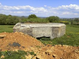 Ligne Maginot - 1C - PETIT REMILLY SUD - (Blockhaus pour canon) - L'arrière avec l'entrée AC