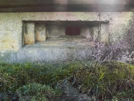 Ligne Maginot - PETIT REMILLY OUEST - (Observatoire d'infanterie) - Créneau face frontale gauche