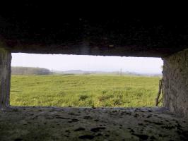 Ligne Maginot - PETIT REMILLY OUEST - (Observatoire d'infanterie) - Vue créneau gauche