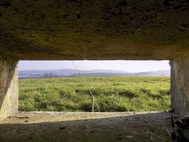 Ligne Maginot - PETIT REMILLY OUEST - (Observatoire d'infanterie) - Vue créneau droite