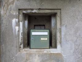 Ligne Maginot - MF8 - K - LA GREVE - (Poste GRM - Maison Forte) - Créneau Fusil, l'angle l'arrière et droite