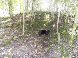 Ligne Maginot - 32A - SAINT OEUVRE - (Blockhaus pour canon) - L'arrière, l'entrée AC
