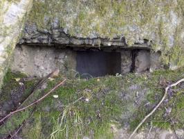 Ligne Maginot - 32A - SAINT OEUVRE - (Blockhaus pour canon) - Face frontale, créneau droite (Hotchkiss)