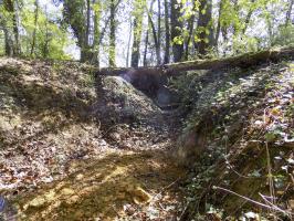 Ligne Maginot - 82BIS - LA NIVRAGNE NORD - (Blockhaus pour canon) - Tranchée d'accès