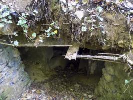 Ligne Maginot - 30A - COTE SAINT MARTIN - (Blockhaus pour canon) - Ce qui reste du structure pour supporter le toit de l'extérieur
