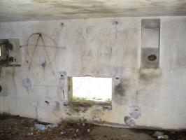 Ligne Maginot - MF11 - N - LA HATRELLE - (Poste GRM - Maison Forte) - L'intérieur face frontale