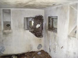 Ligne Maginot - MF11 - N - LA HATRELLE - (Poste GRM - Maison Forte) - L'intérieur angle frontal/droit