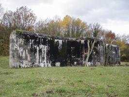 Ligne Maginot - CEZF-34  - LES TOURNILLONS - (Casemate d'infanterie - double) - Face frontale (nord)