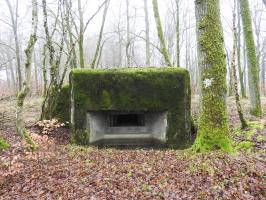 Ligne Maginot - ROHRWALD NORD - (Blockhaus pour arme infanterie) - La façade de tir du blockhaus.