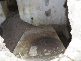 Ligne Maginot - 5 - BELLEVUE SUD - (Blockhaus pour arme infanterie) - L’intérieur, pris du créneau gauche