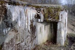 Ligne Maginot - BOIS DE LA COTE (169° RIF) - (PC de Sous-Secteur) - Le bâtiment principal disparu