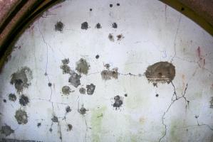 Ligne Maginot - BOIS DE LA COTE (169° RIF) - (PC de Sous-Secteur) - Inscription dans l'une des alvéoles : 3 - 4 - 5