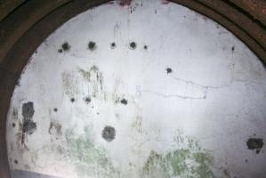 Ligne Maginot - BOIS DE LA COTE (169° RIF) - (PC de Sous-Secteur) - Inscription dans l'une des alvéoles : 7 - 8 - 9