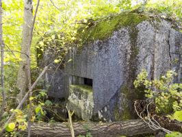 Ligne Maginot - 201 - LA NIVRAGNE OUEST - (Blockhaus pour canon) - Face frontale