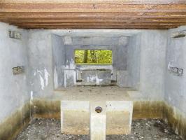 Ligne Maginot - 201 - LA NIVRAGNE OUEST - (Blockhaus pour canon) - Face frontale, créneau AC
