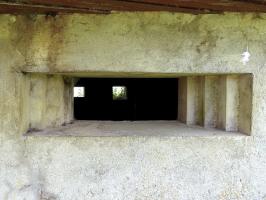 Ligne Maginot - 101 - PAQUIS DES CAILLES - (Blockhaus lourd type STG / STG-FCR - Double) - L'un des créneaux pour canon, sans trémie ni protection