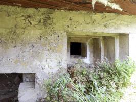 Ligne Maginot - 101 - PAQUIS DES CAILLES - (Blockhaus lourd type STG / STG-FCR - Double) - Le créneau de défense de l'entrée des matériels