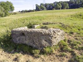 Ligne Maginot - Blockhaus Bb91-C FOSSE COLIN NOIZET - Faces frontale et gauche