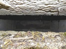 Ligne Maginot - BB305 - LA BOULETTE SUD - (Observatoire d'artillerie) - Pris du créneau d'observation, ce niveau serait séparé en deux salles?