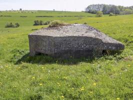 Ligne Maginot - BB129-G - GRAND MORT FONTAINE - (Blockhaus pour arme infanterie) - Face gauche