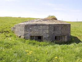 Ligne Maginot - BB129-G - GRAND MORT FONTAINE - (Blockhaus pour arme infanterie) - Faces droite et frontale