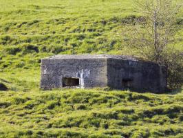 Ligne Maginot - C - CHATEAU DU LIRRY - (Blockhaus pour arme infanterie) - Face frontale, gauche