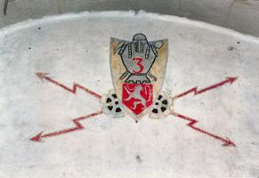 Ligne Maginot - La SALMAGNE (Ouvrage d'infanterie) - Peinture murale
Insigne du 3° Régiment du génie