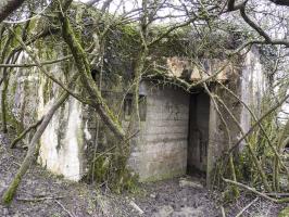 Ligne Maginot - LANTZWILLER - (Blockhaus pour canon) - L'entrée personnel du blockhaus.