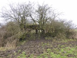 Ligne Maginot - LANTZWILLER - (Blockhaus pour canon) - La façade de tir du blockhaus.