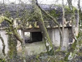 Ligne Maginot - LANTZWILLER - (Blockhaus pour canon) - L'embrasure du canon anti-char.