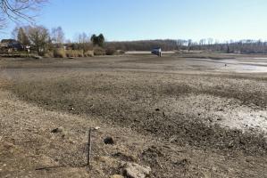 Ligne Maginot - RESERVOIR DE DIEFENBACH - (Inondation défensive) - Vue inhabituelle du réservoir vidé